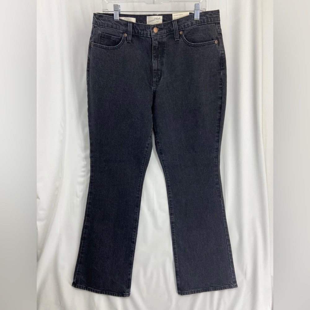 Universal Thread Vintage Stretch Black Denim Jeans Size 12